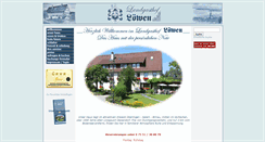 Desktop Screenshot of landgasthof-loewen.de